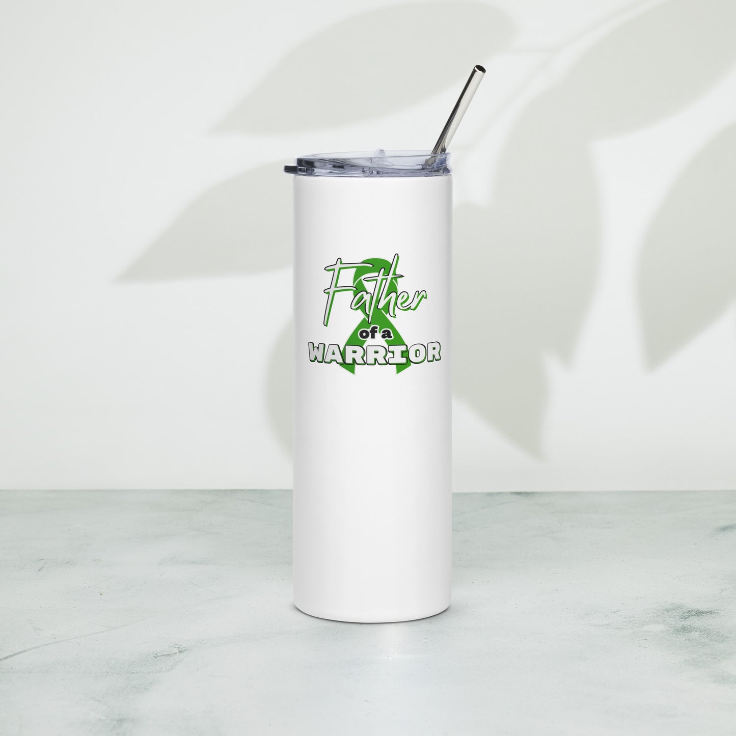 Cerebral Palsy Father of a Warrior Skinny Tumbler