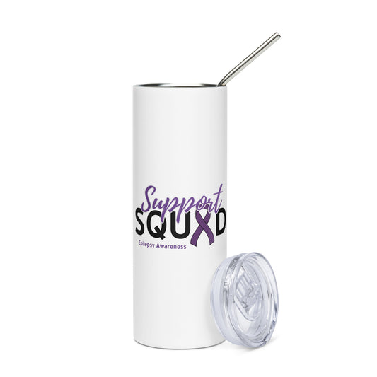 Epilepsy Support Squad Skinny Tumbler