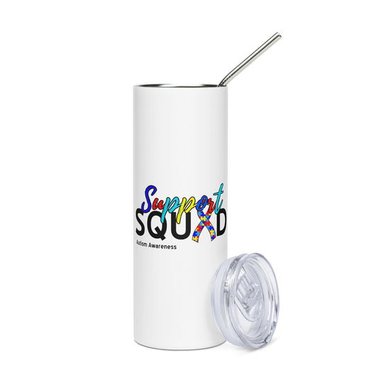 Autism Support Squad Skinny Tumbler