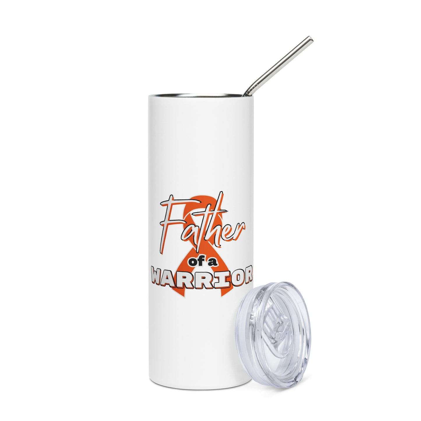 ADHD Father of a Warrior Skinny Tumbler