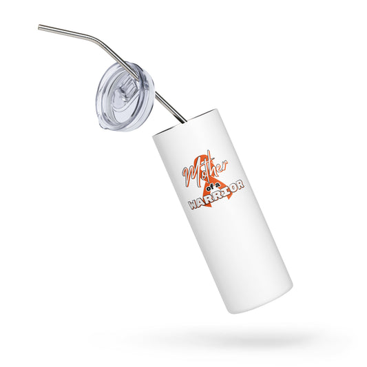 ADHD Mother of a Warrior Skinny Tumbler