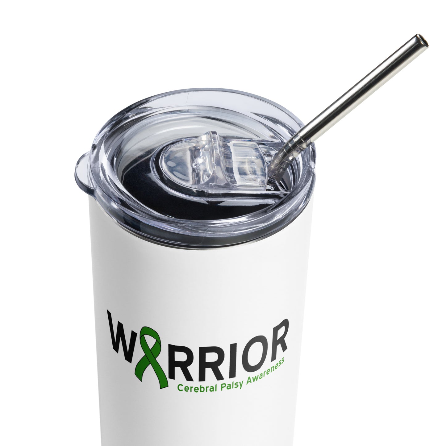Cerebral Palsy Warrior I Skinny Tumbler