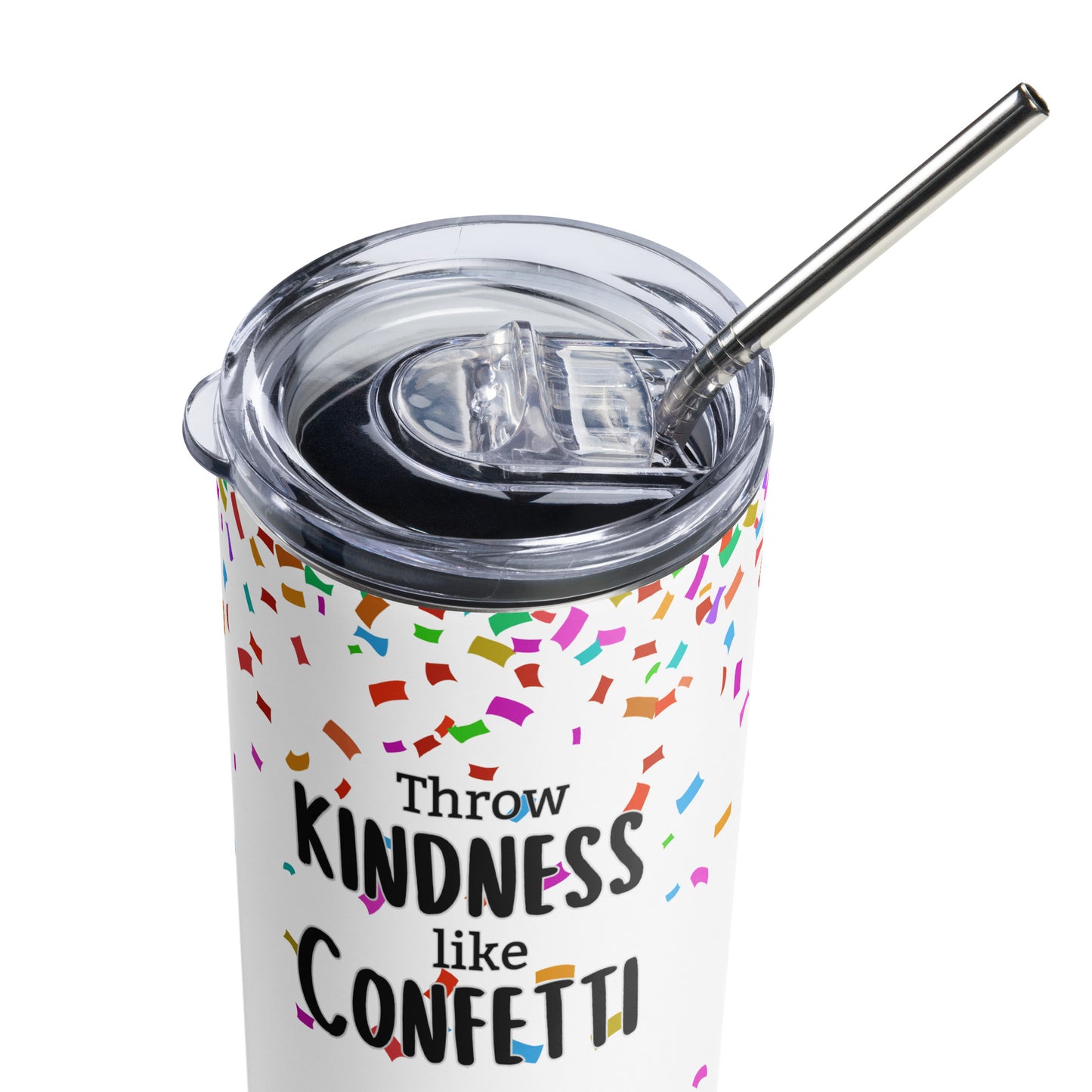 Throw Kindness Skinny Tumbler