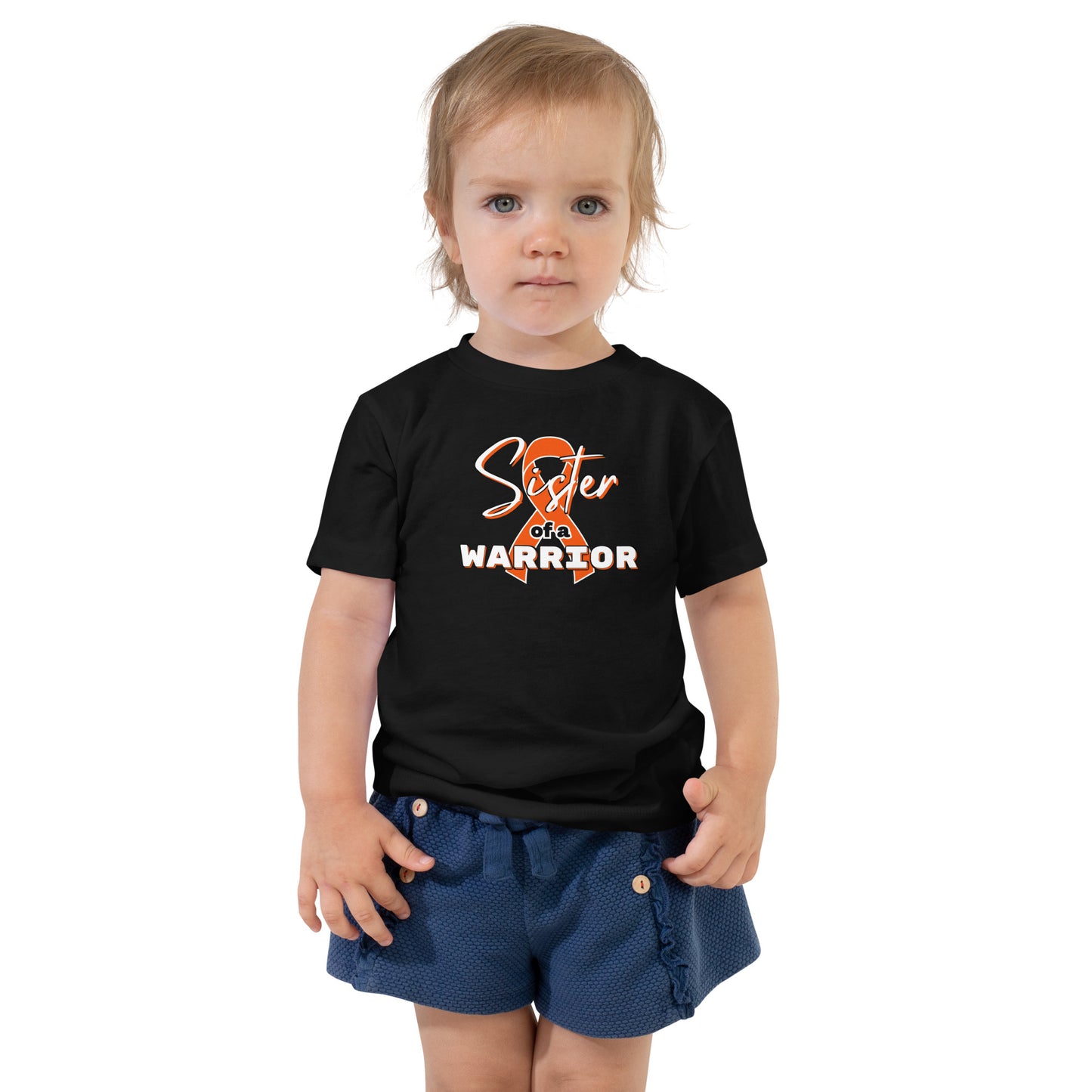 ADHD Sister of a Warrior Toddler Tee