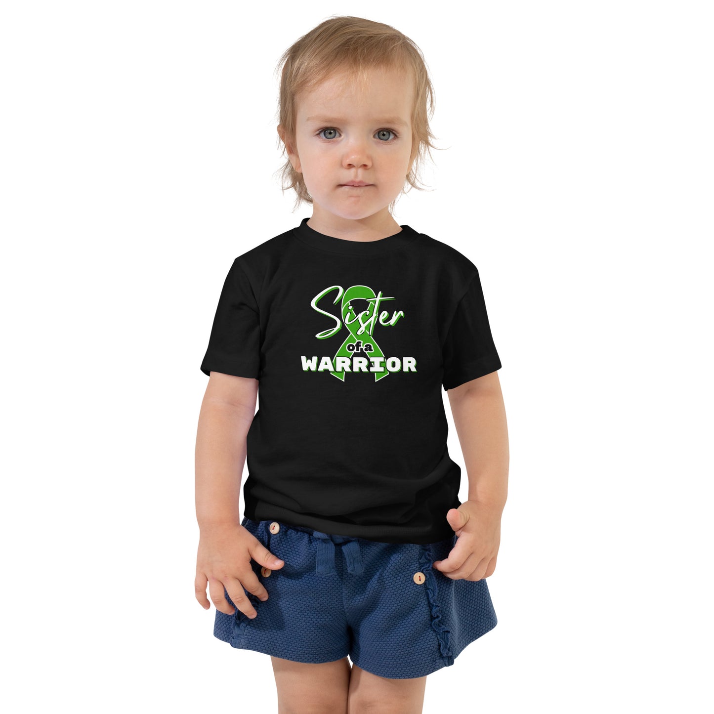 Cerebral Palsy Sister of a Warrior Toddler Tee