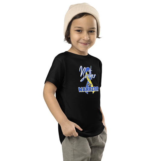 Down syndrome Brother of a Warrior Toddler Tee