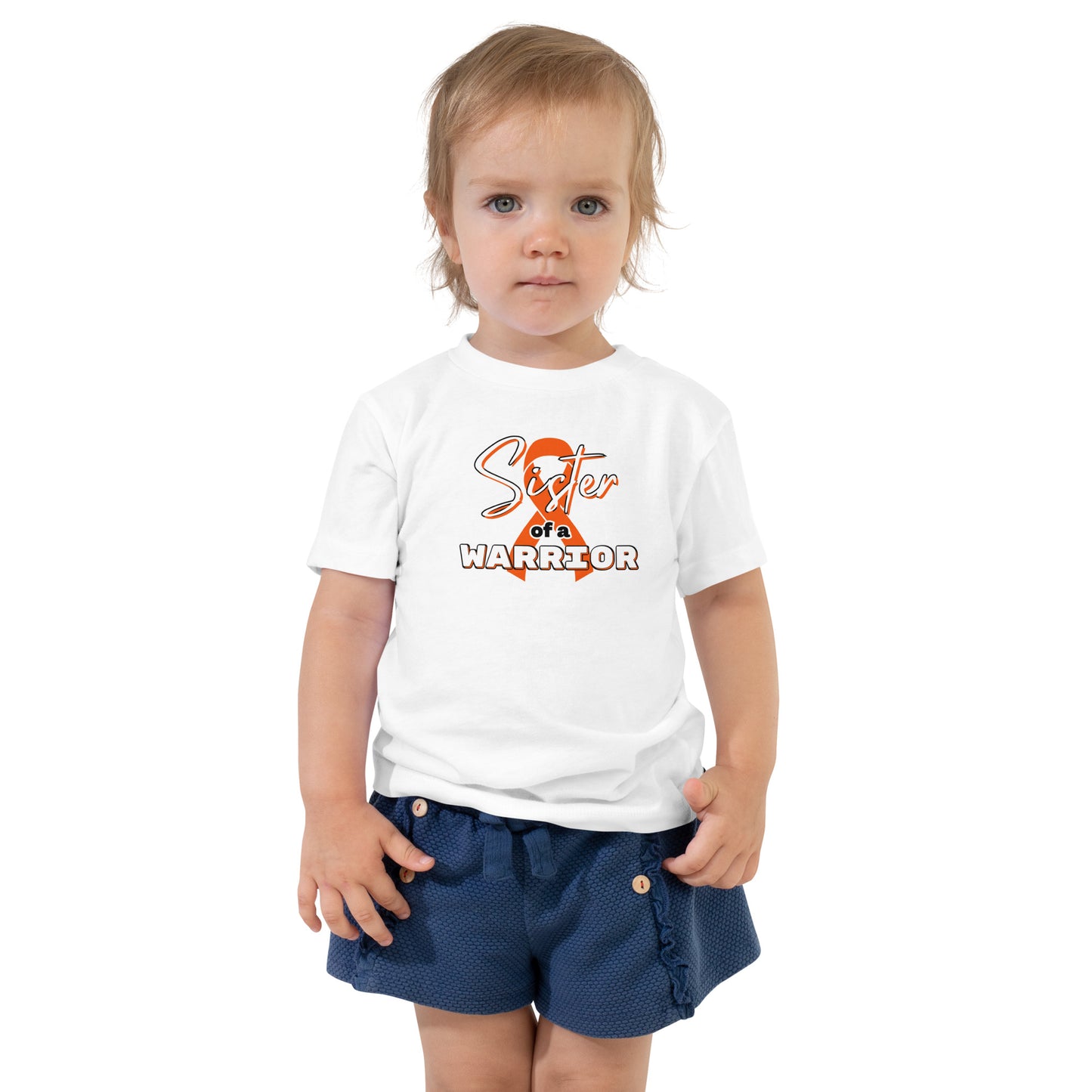 ADHD Sister of a Warrior Toddler Tee