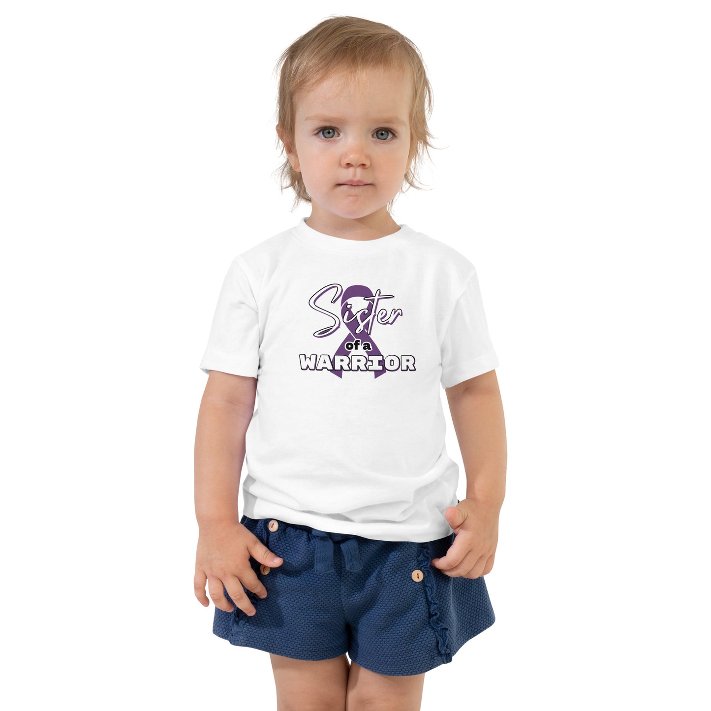 Epilepsy Sister of a Warrior Toddler Tee