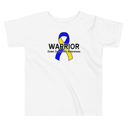 Down syndrome Warrior III Toddler Tee