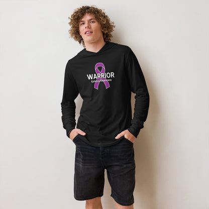 Epilepsy Warrior III LS Hooded Tee