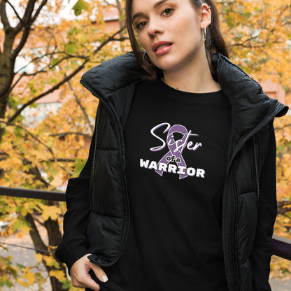 Epilepsy Sister of a Warrior LS Tee