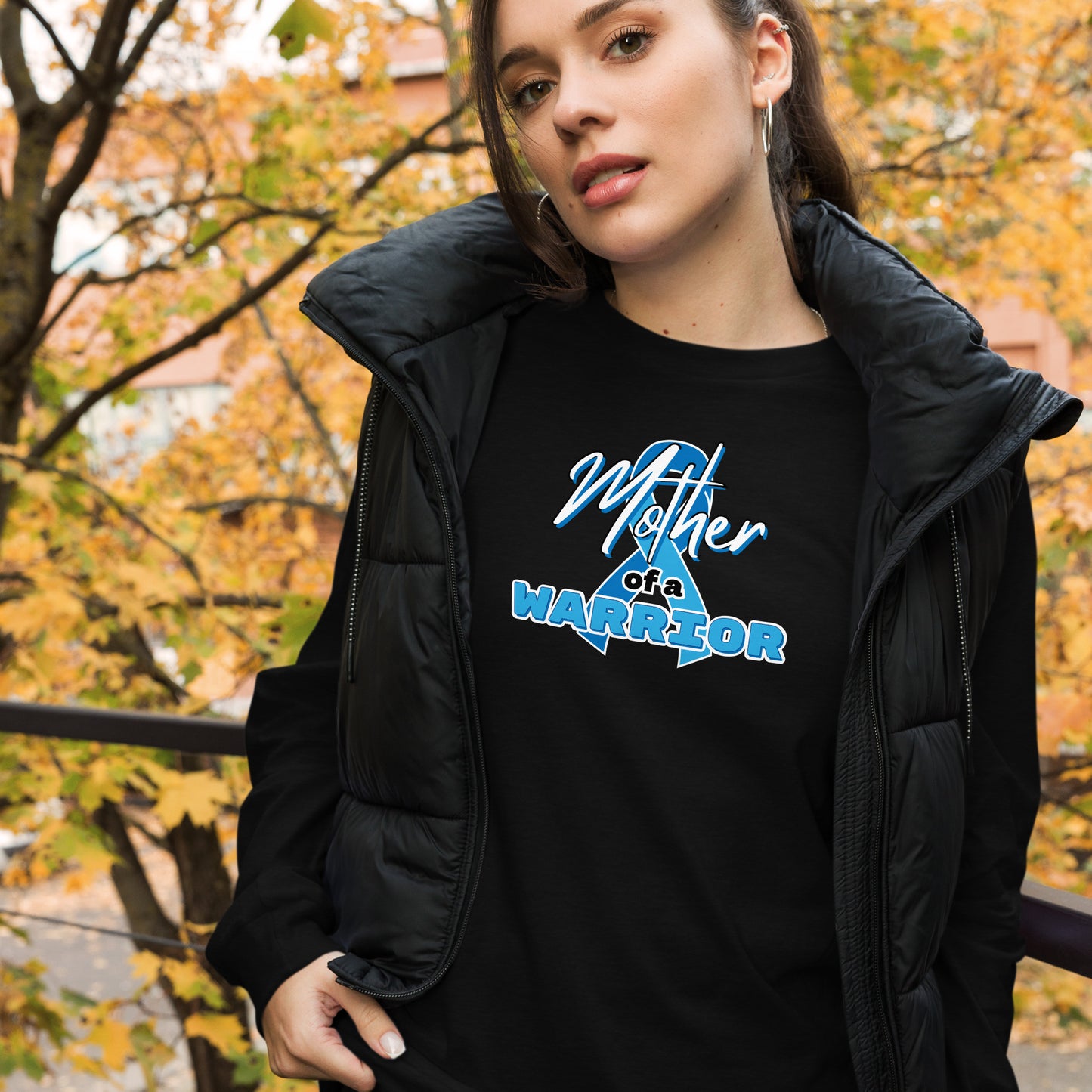 Hydrocephalus Mother of a Warrior LS Tee