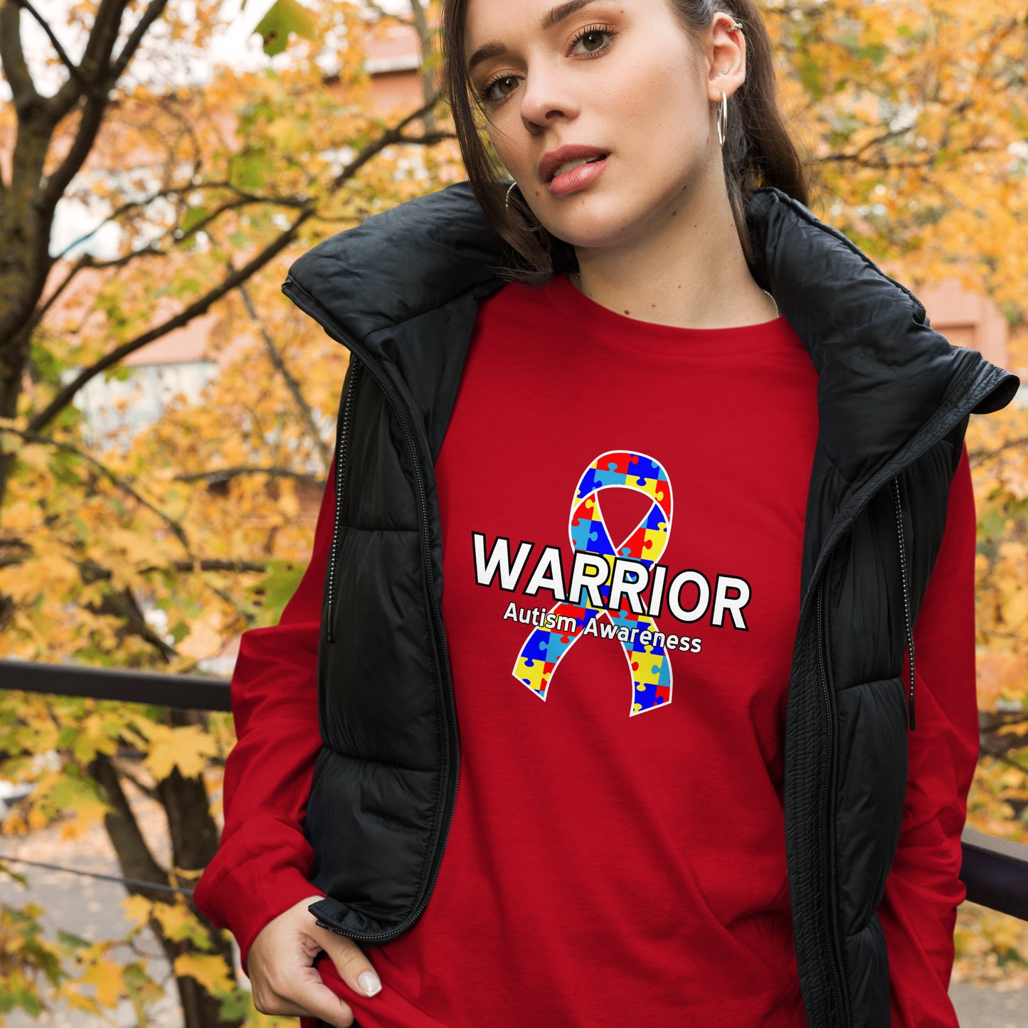 Autism Warrior III LS Tee