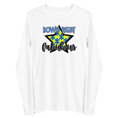 Down Right Fabulous Star LS Tee