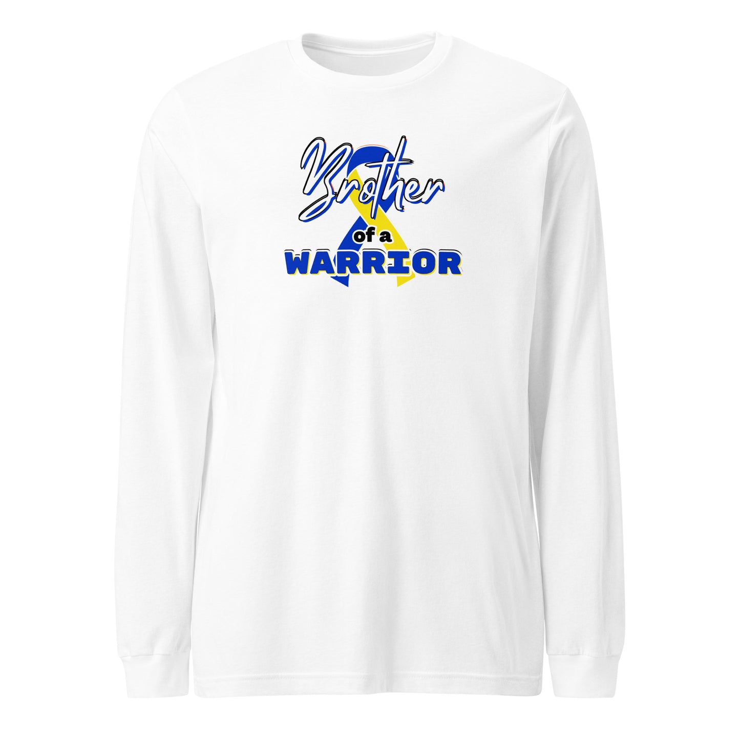 Down syndrome Brother of a Warrior LS Tee