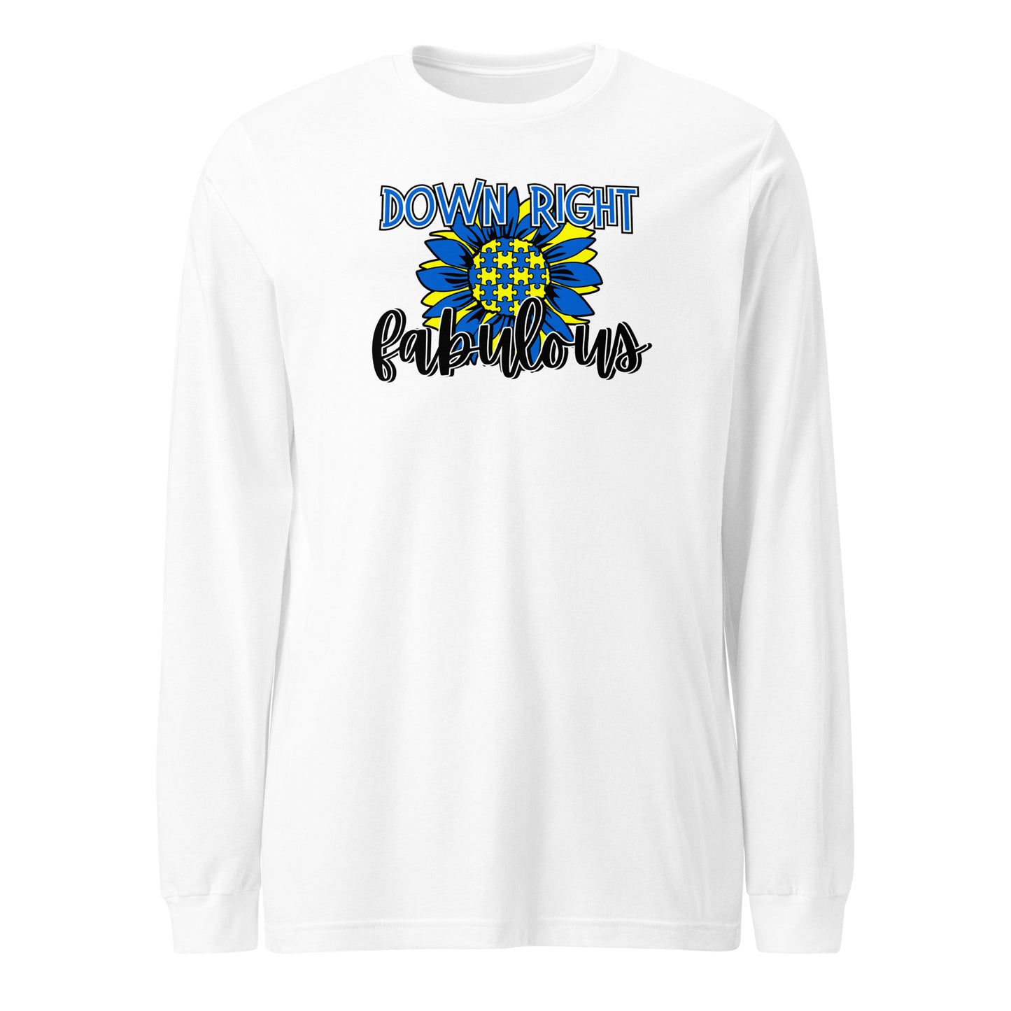 Down Right Fabulous Sunflower LS Tee