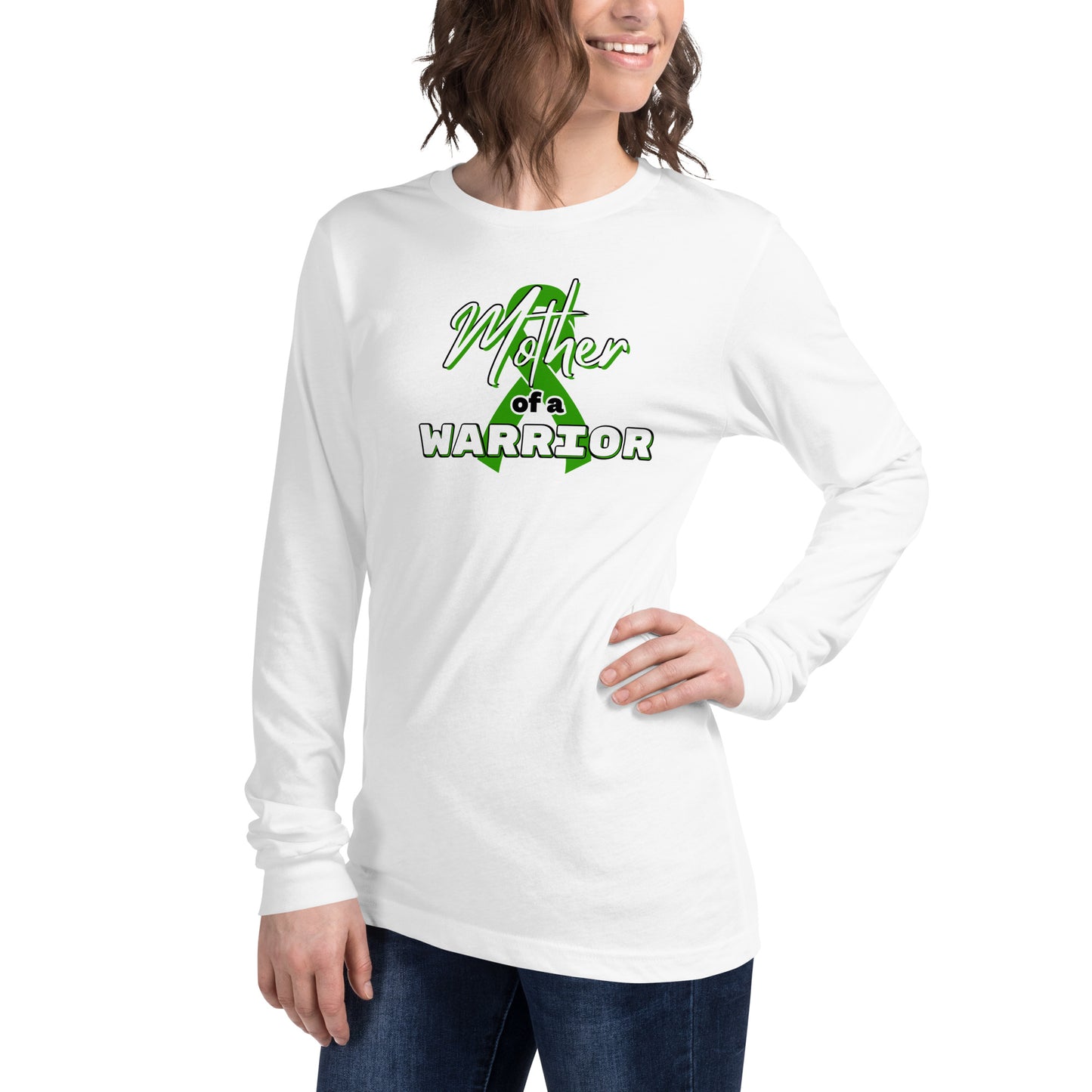 Cerebral Palsy Mother of a Warrior LS Tee