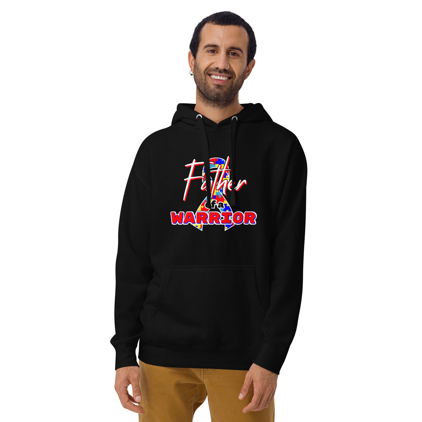 Autism Father of a Warrior Hoodie