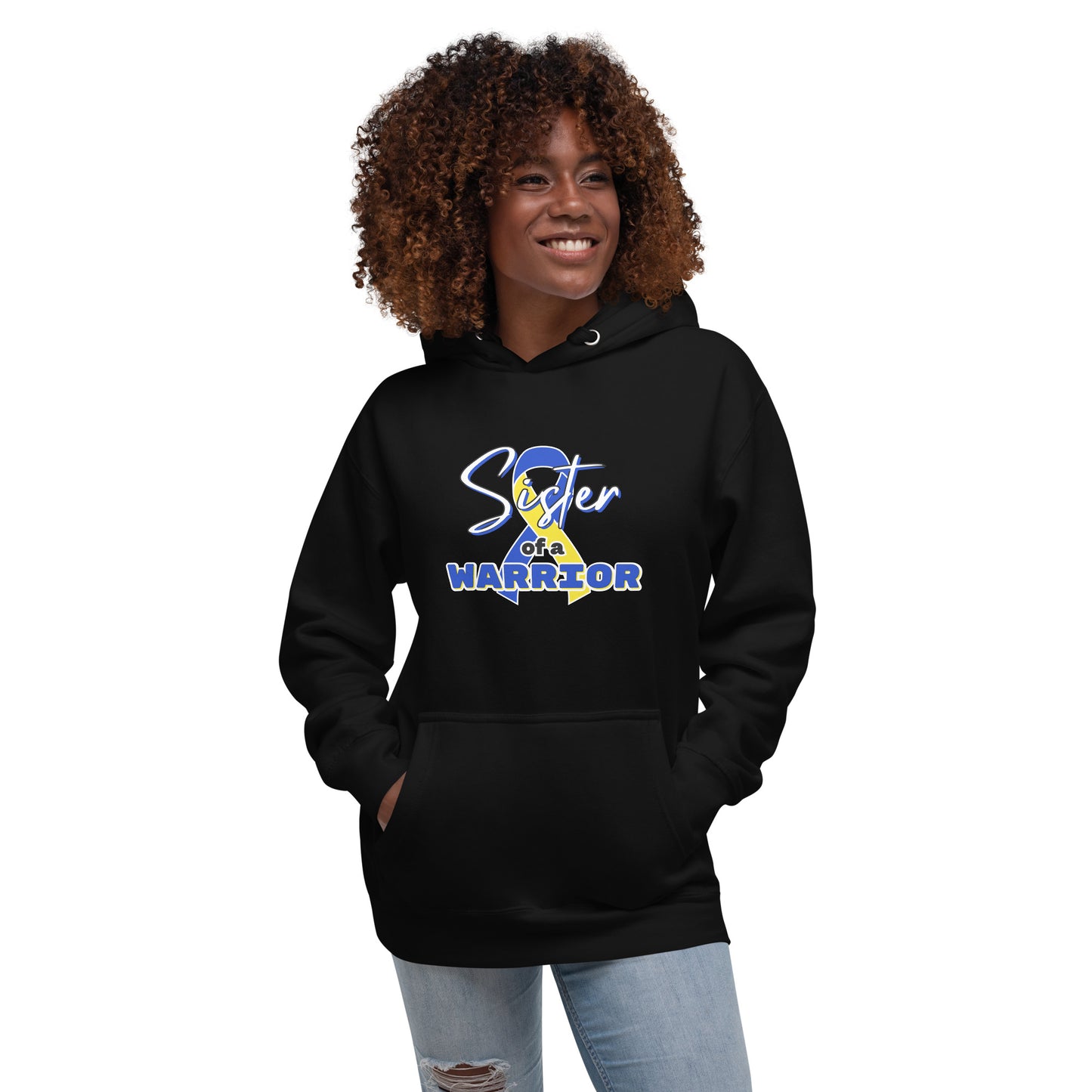 Down syndrome Sister of a Warrior Hoodie