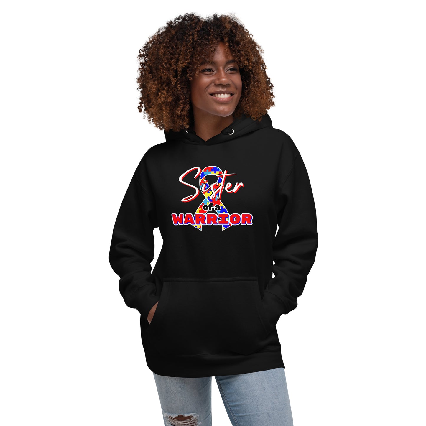 Autism Sister of a Warrior Hoodie