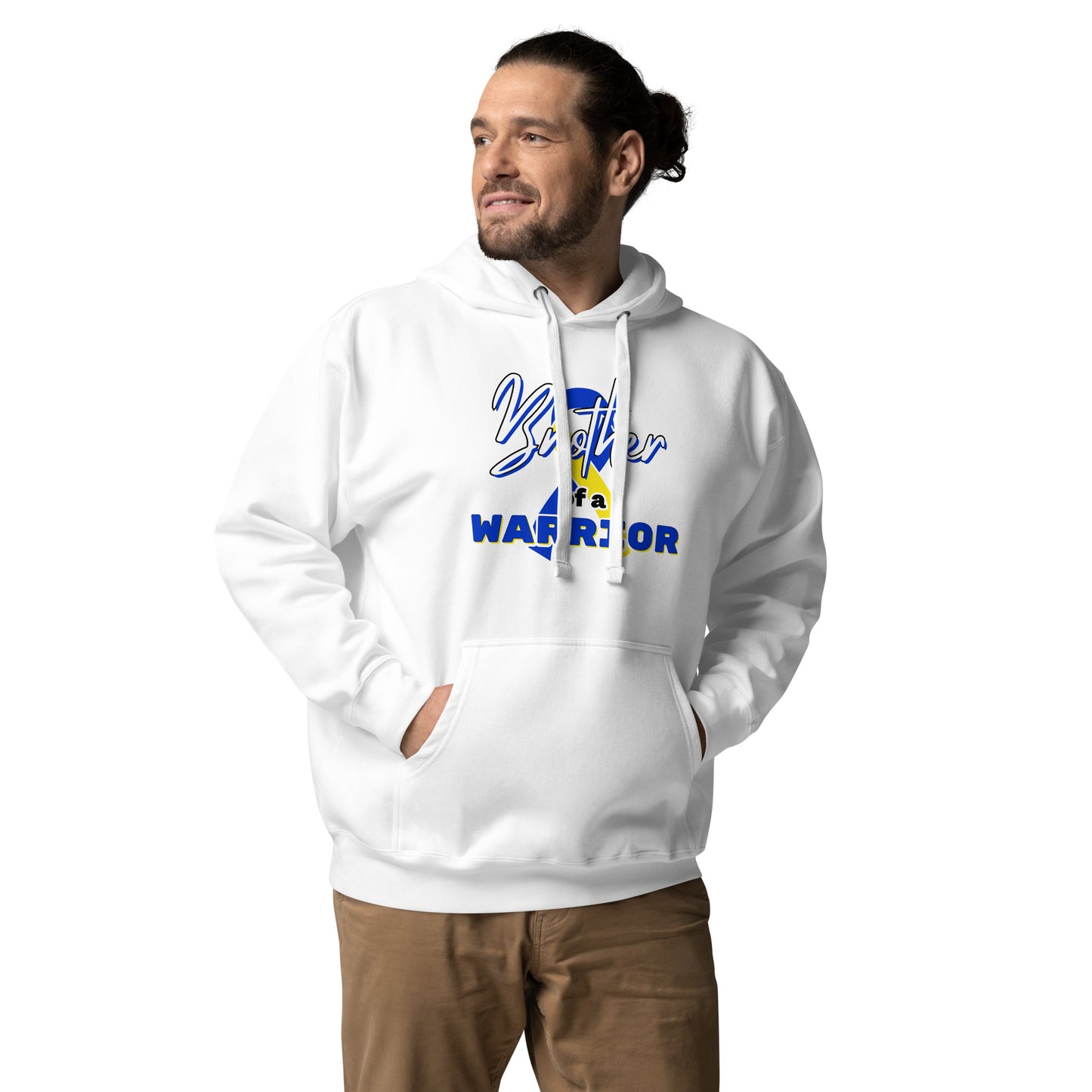 Down syndrome Brother of a Warrior Hoodie