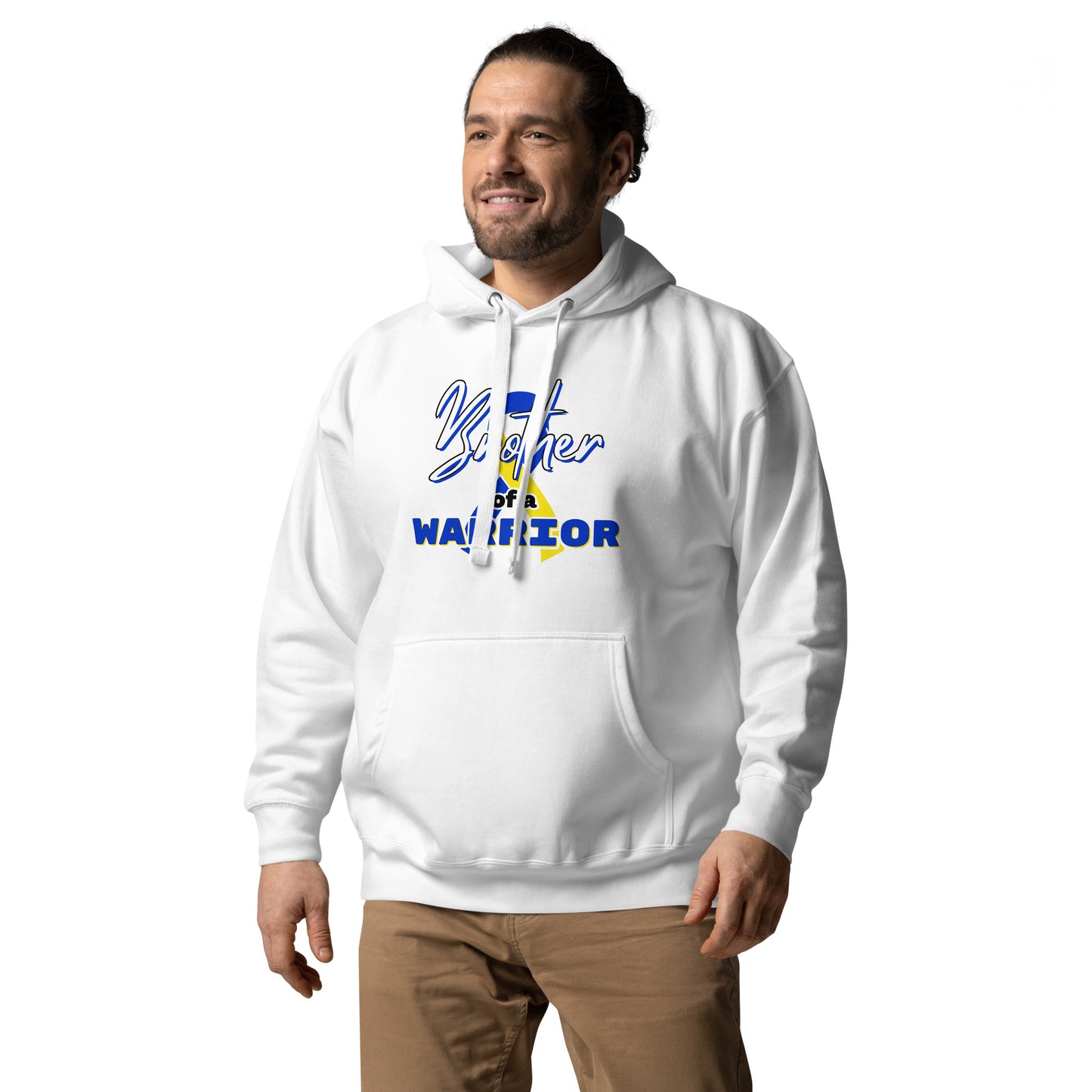 Down syndrome Brother of a Warrior Hoodie