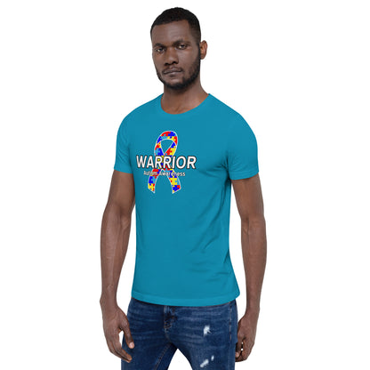 Autism Warrior Shirt – Awareness Ribbon Autism Awareness Graphic Tee for Individuals Living with Autism