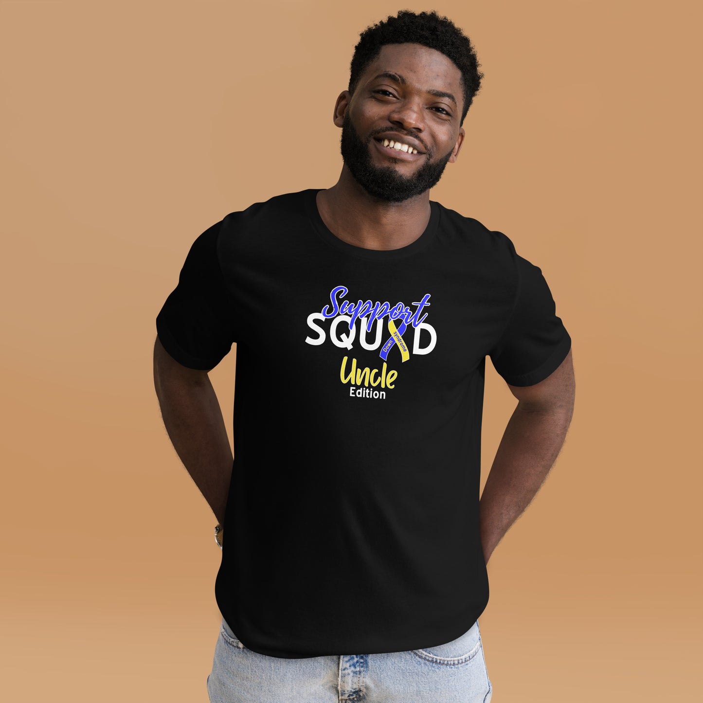 Down syndrome Support Squad Uncle Edition SS Tee