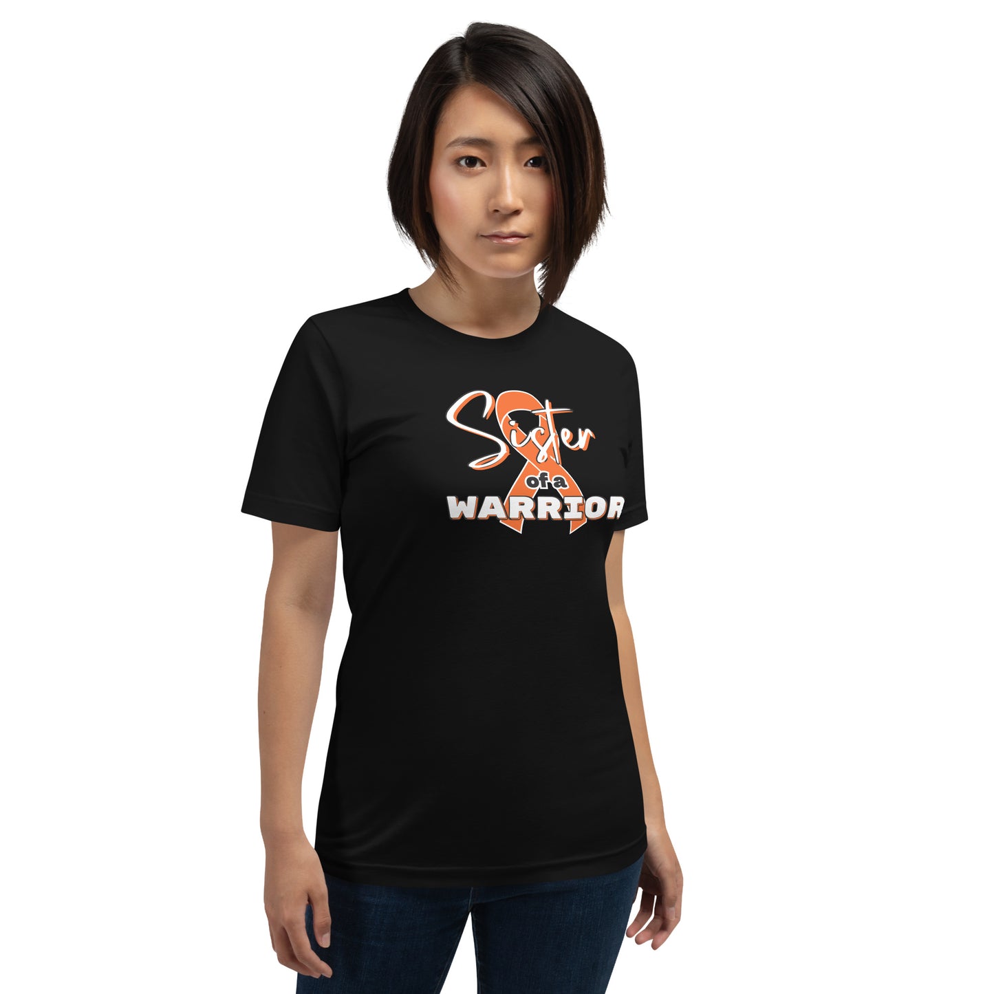 ADHD Sister of a Warrior SS Tee