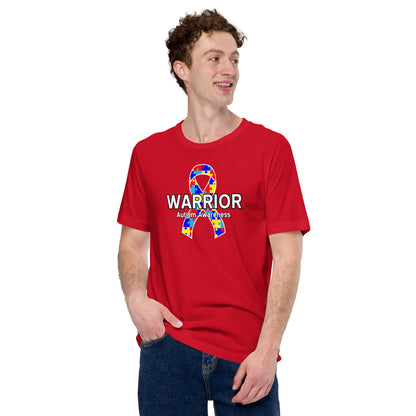 Autism Warrior Shirt – Awareness Ribbon Autism Awareness Graphic Tee for Individuals Living with Autism
