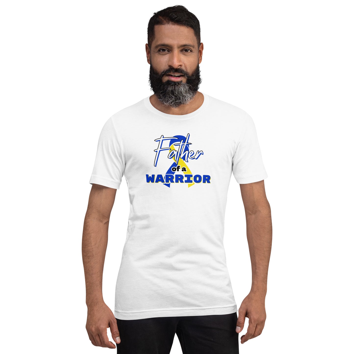 Down syndrome Father of a Warrior SS Tee