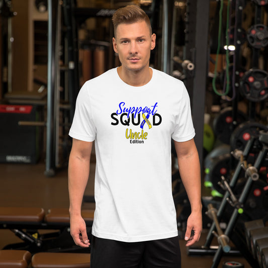 Down syndrome Support Squad Uncle Edition SS Tee