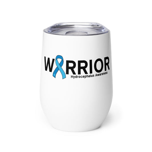 Hydrocephalus Warrior I Wine Tumbler