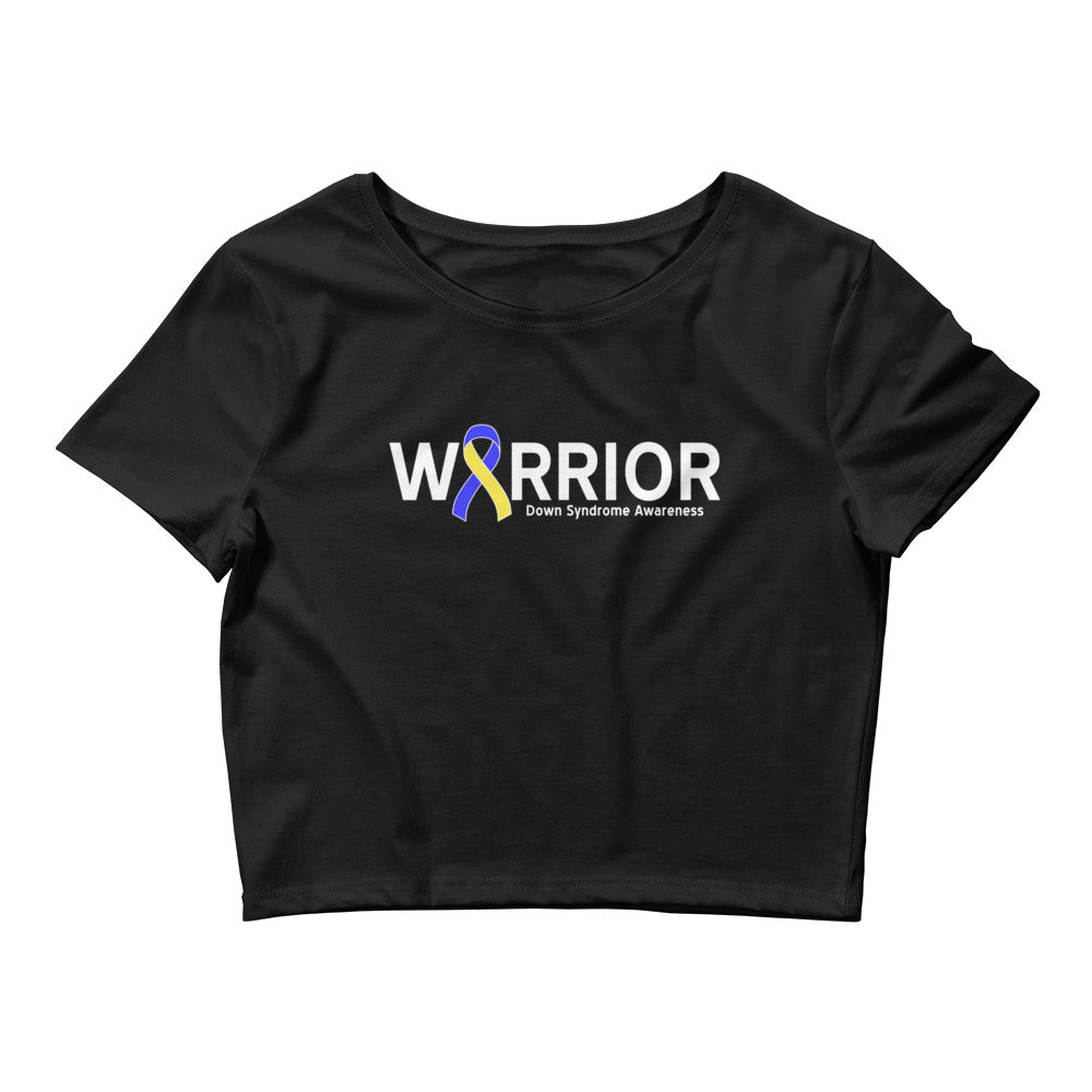 Down syndrome Warrior I Cropped Tee