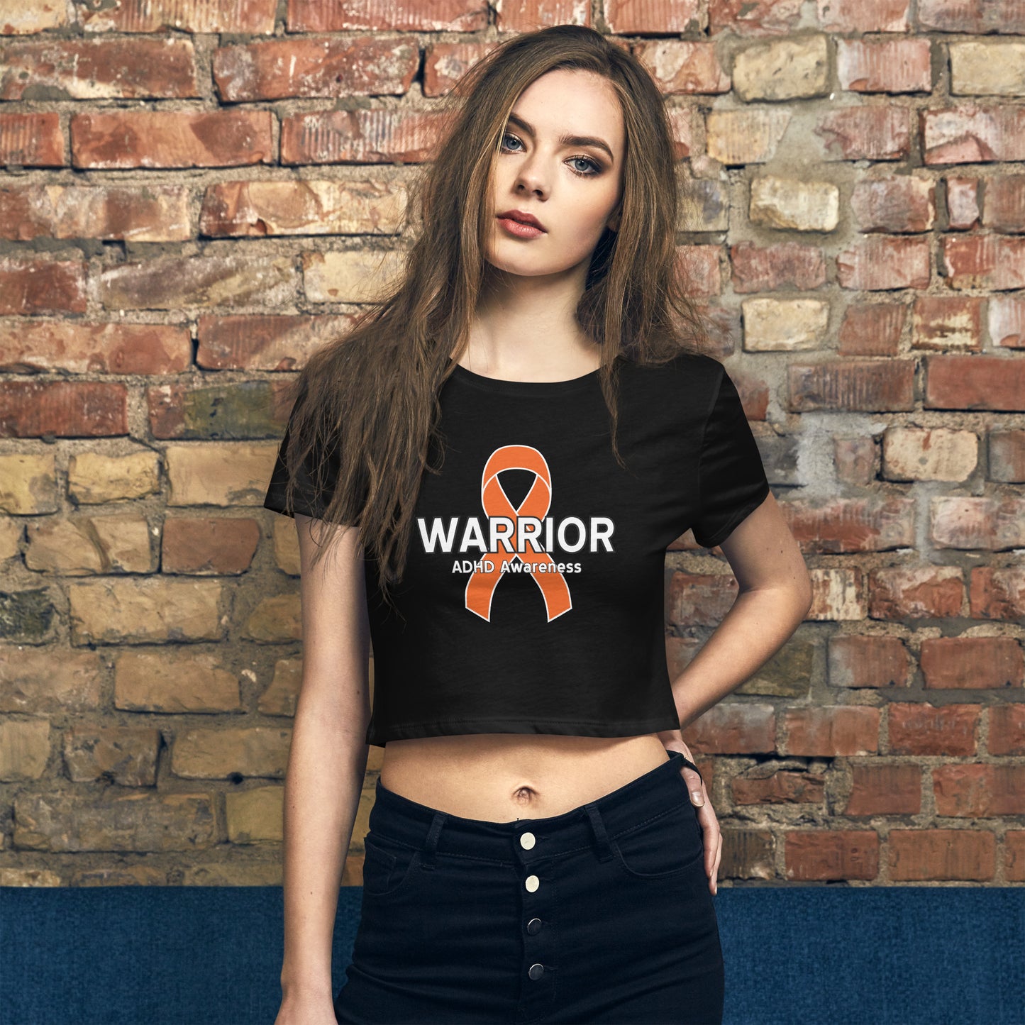 ADHD Warrior III Cropped Tee