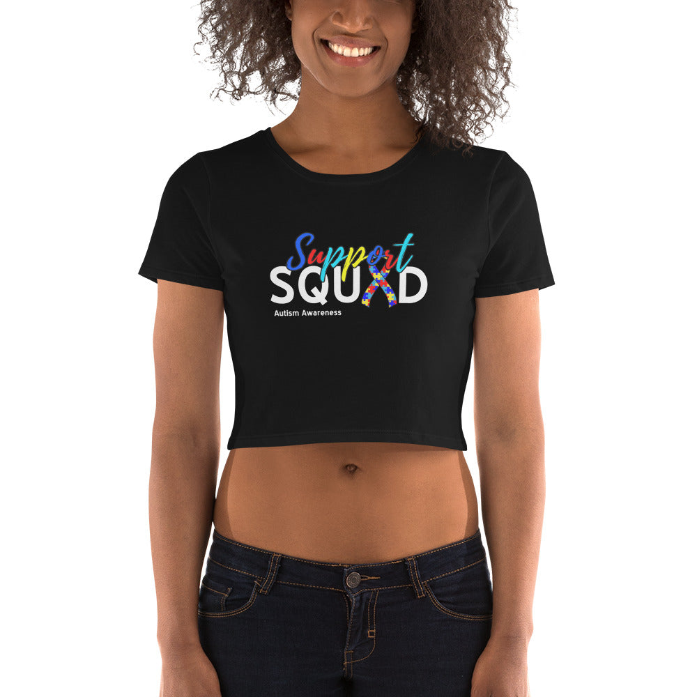 Autism Support Squad Cropped Tee