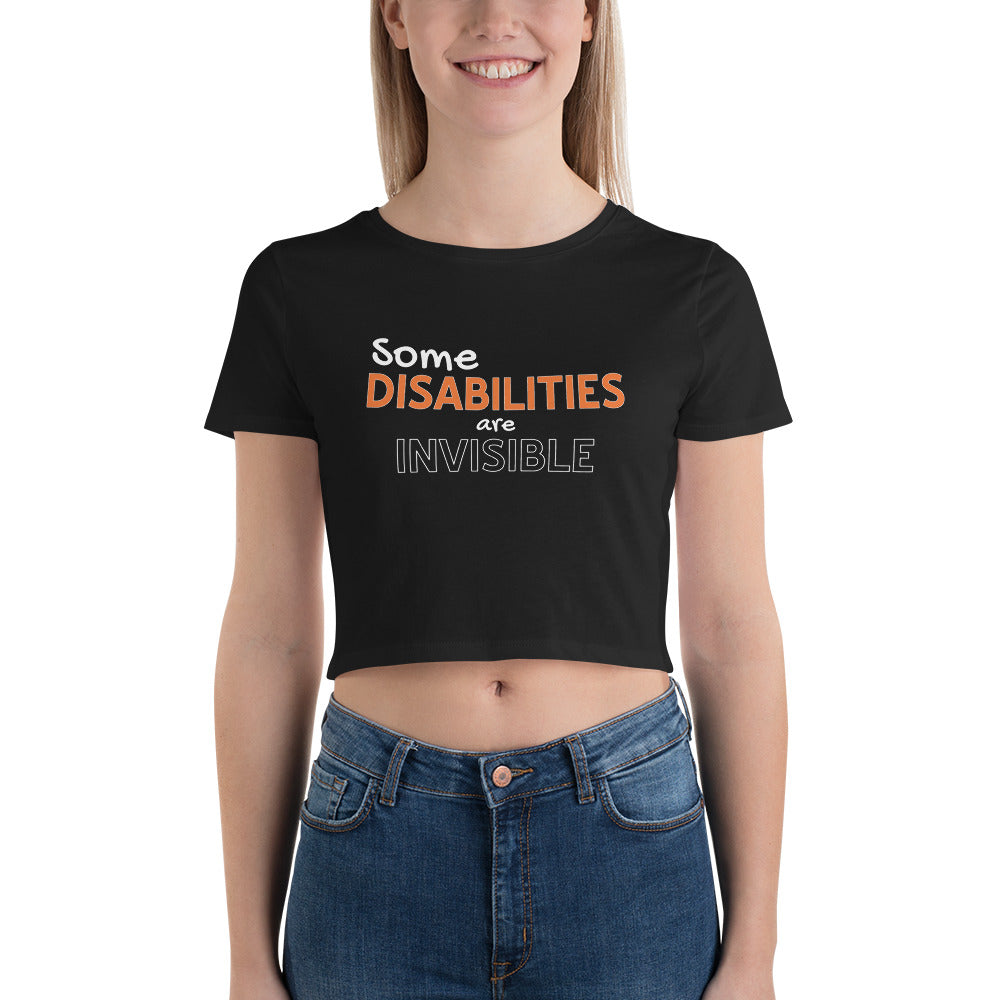 ADHD Invisible Disability Cropped Tee