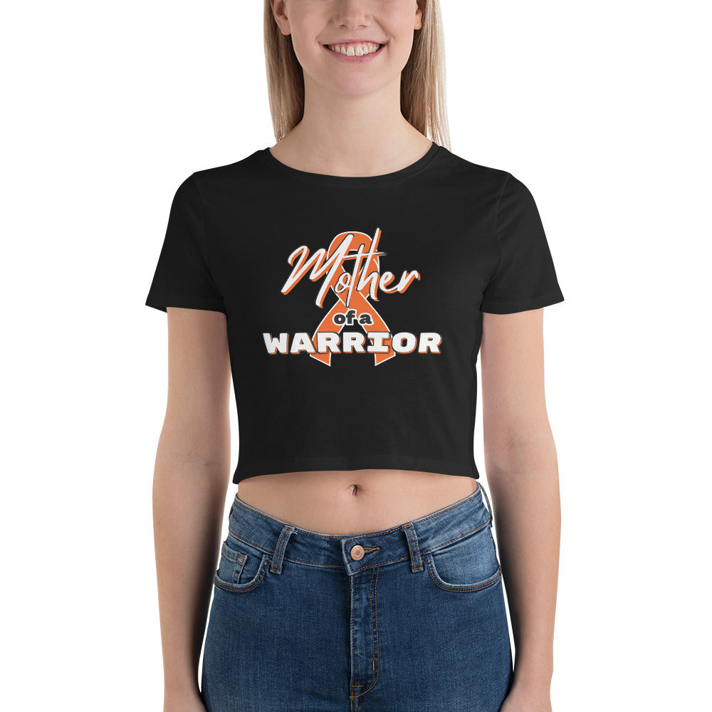 ADHD Mother of a Warrior Cropped Tee