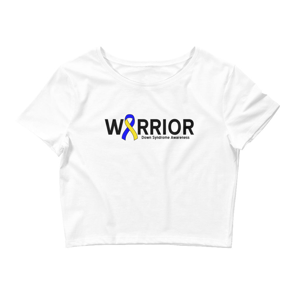 Down syndrome Warrior I Cropped Tee