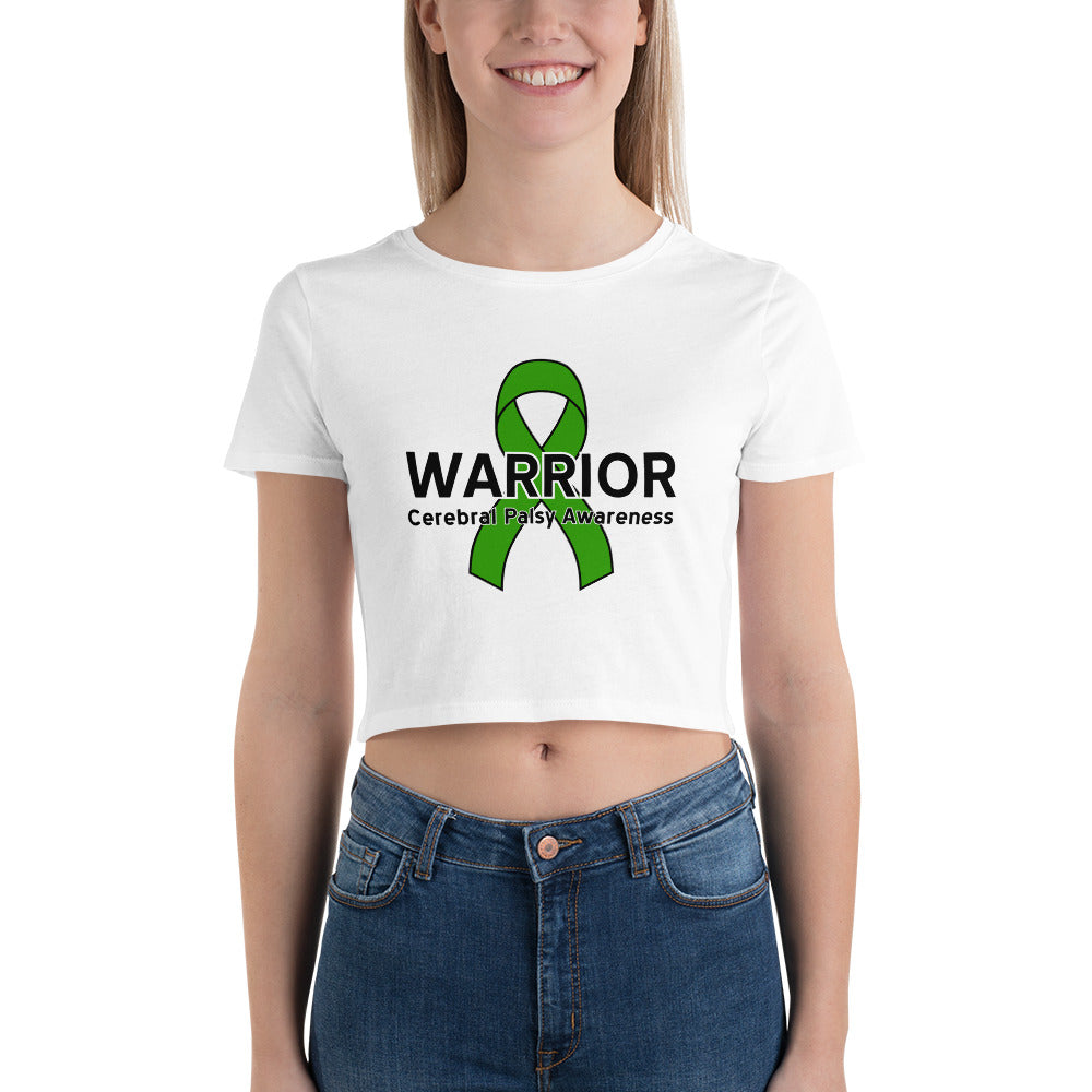 Cerebral Palsy Warrior III Cropped Tee