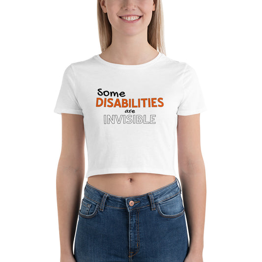 ADHD Invisible Disability Cropped Tee