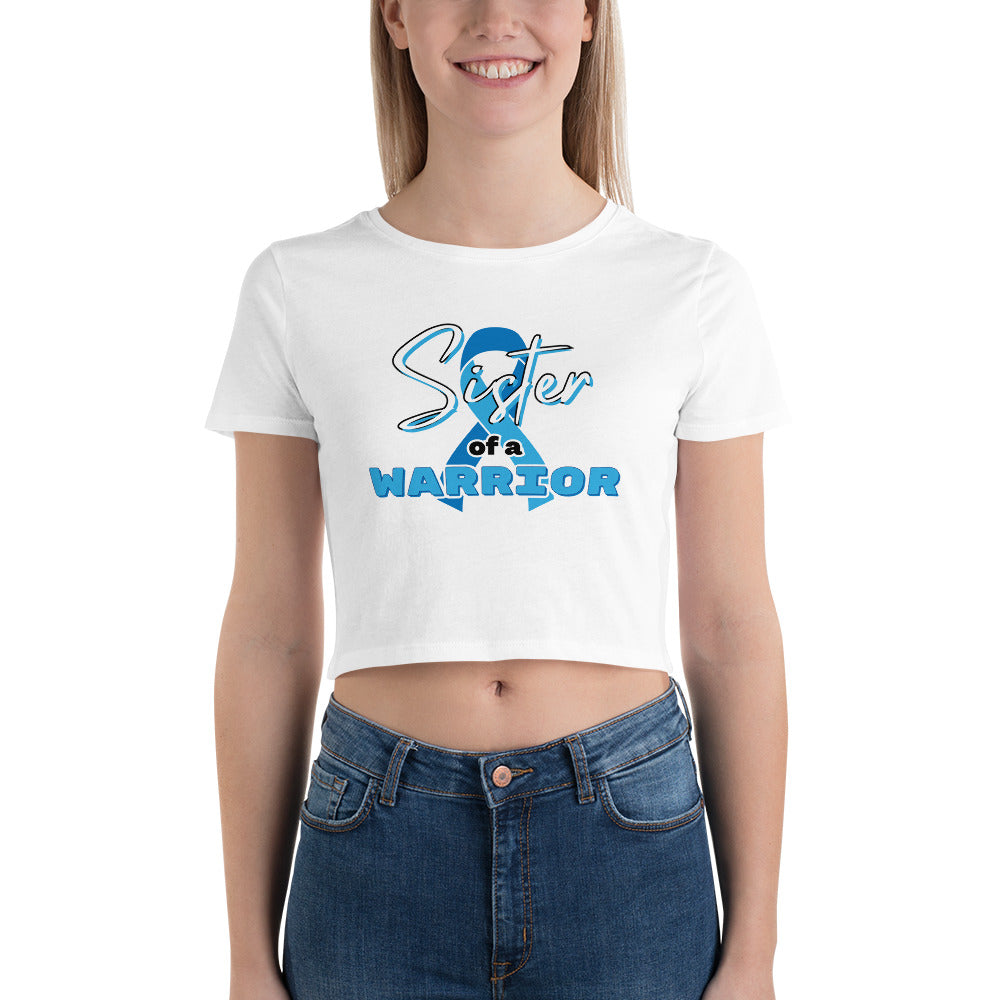 Hydrocephalus Sister of a Warrior Cropped Tee