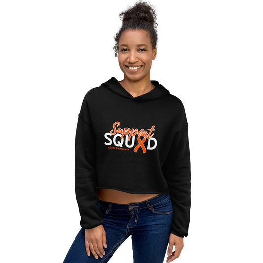 ADHD Support Squad Cropped Hoodie