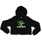 Cerebral Palsy Sister of a Warrior Cropped Hoodie