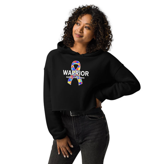 Autism Warrior III Cropped Hoodie