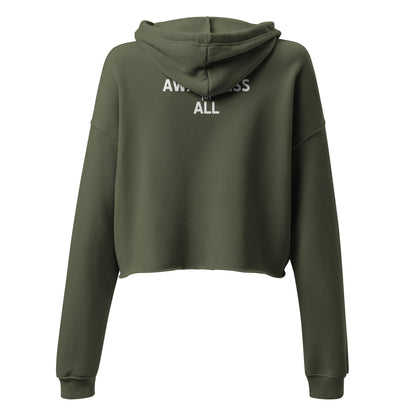 Invisible Disability (Awareness for All) Cropped Hoodie