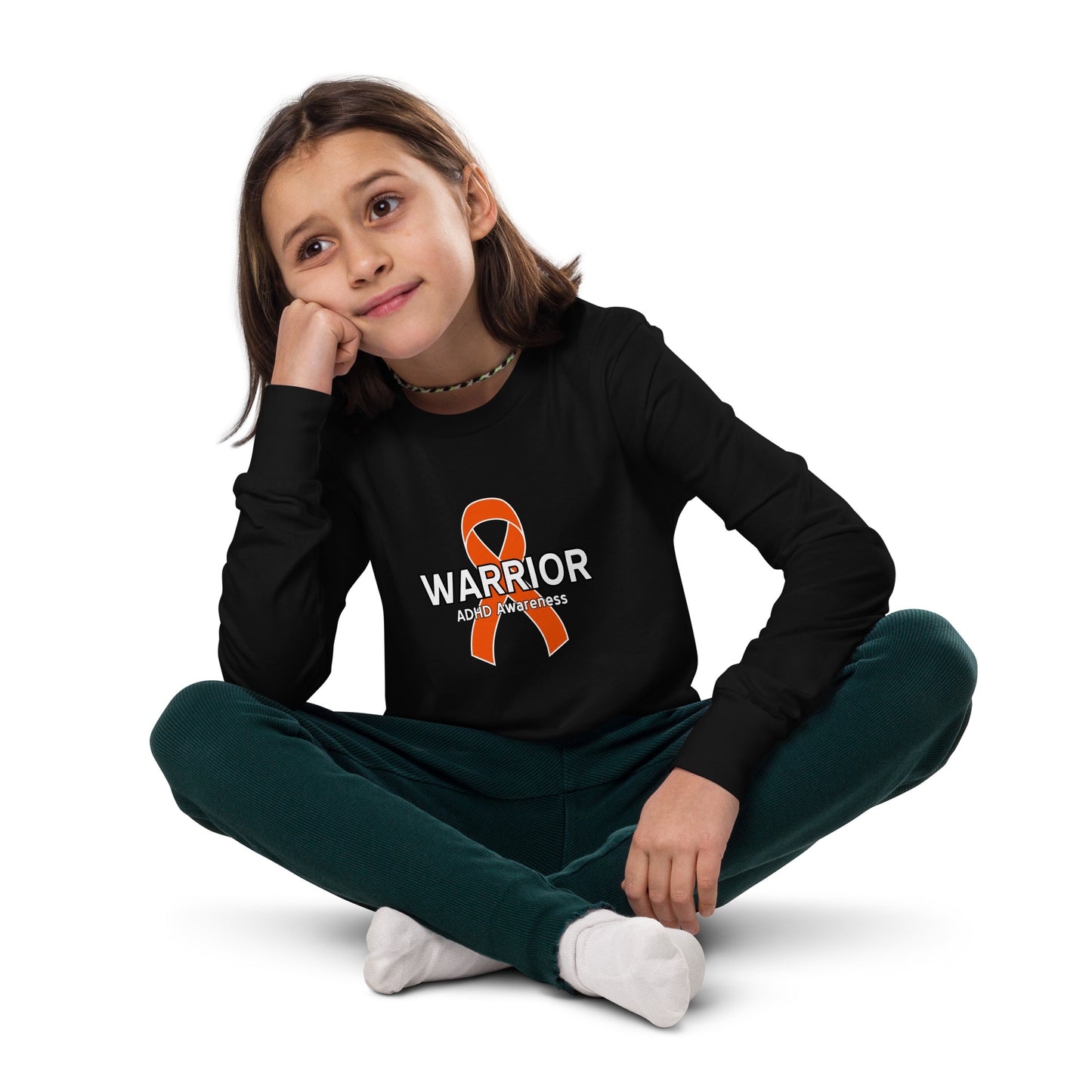 ADHD Warrior III LS Kids Tee