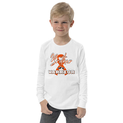 ADHD Brother of a Warrior LS Kids Tee