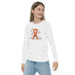 ADHD Sister of a Warrior LS Kids Tee