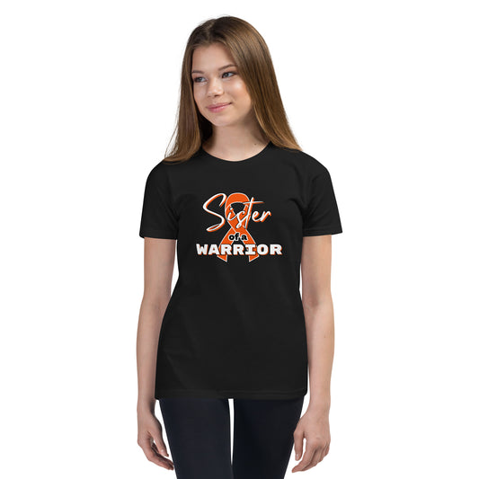 ADHD Sister of a Warrior SS Kids Tee